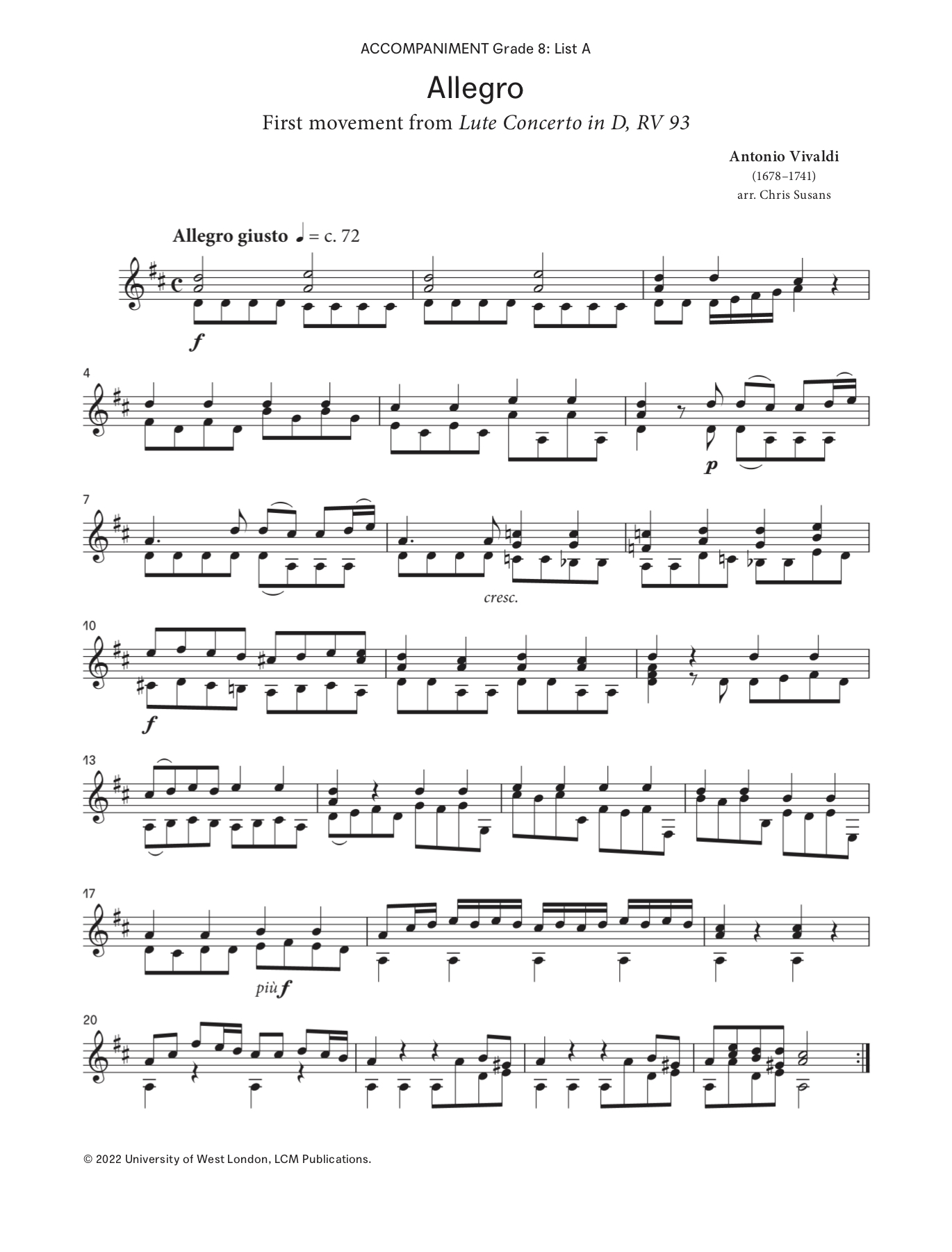 Allegro (Vivaldi) book cover